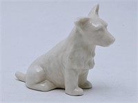 Belleek Dog Figurine