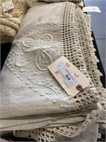 Butterfly Embroidered Bedspread