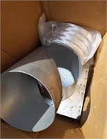 Dryer vent set up w/ ducting