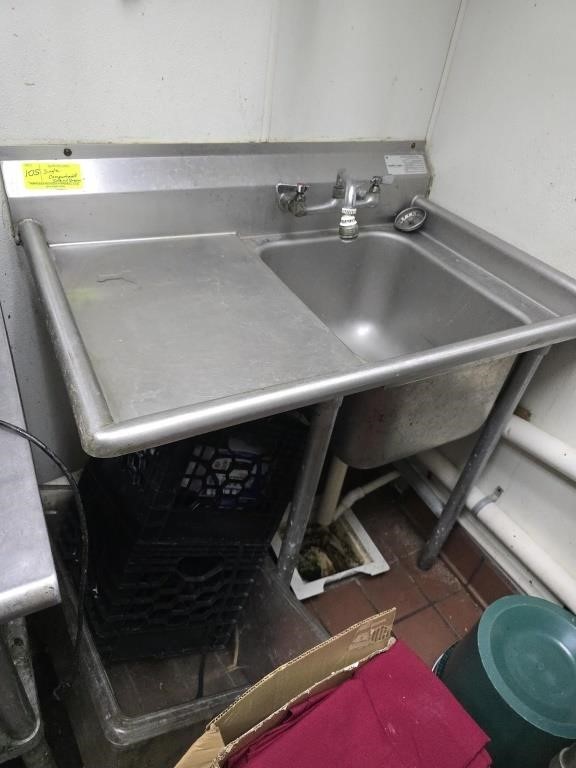 SINGLE COMPARTMENT  SINK