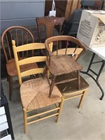 5 assorted chairs