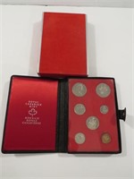 1971 Canada Silver Coin Set Double Dollar  Holder