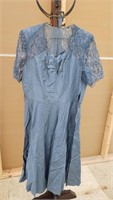 Women's Vintage Dress, Hand Sewn, Size Unknown