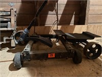 Steel wheel cart and rollers
