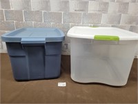 2 Storage bins