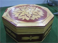 5" WIDE WOODEN BOX