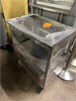 Stainless food service cart