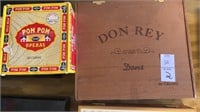 Don Rey Humidor & Pom Pom Cigar Box