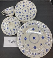 Vintage Staffordshire England Georgian Plates
