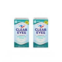 2 Pack Clear Eyes Complete for Sensitive Eyes