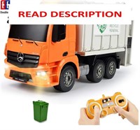 DOUBLE E RC Garbage Truck 1:16 with Lights