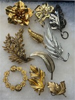 10 MISC BROACHES