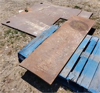 Two slabs of steel 20"x68" ¾ thick &42"62" ¾