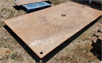 Flat slab of steel 5x10 & ¾" thick