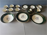 PRINCESS ANNE 23K 34PC CHINA SET