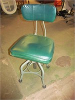 Metal Office Chair--- damage to seat upholstery