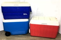 Igloo and Coleman Coolers