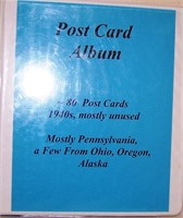 POST CARD ALBUM - 80 - MOSTLY UNUSED