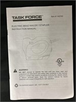 Task force electric Brad nailer/stapler
