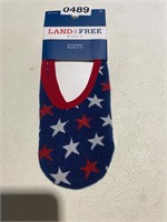 Land of the Free no show Socks