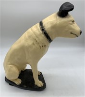 Nipper Dog Statue,14" tall