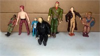 Miscellaneous lot of guy action figures