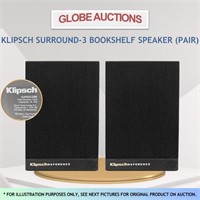 KLIPSCH SURROUND-3 BOOKSHELF SPEAKER PAIR(MSP:$450