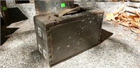 WWI Wood Ammunition Box US Colt Vickers