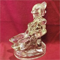 Solid Glass Figurine (Vintage)