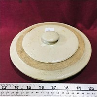 Stone Crock Pot Lid (Antique)