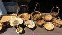 Lot: Wicker Baskets