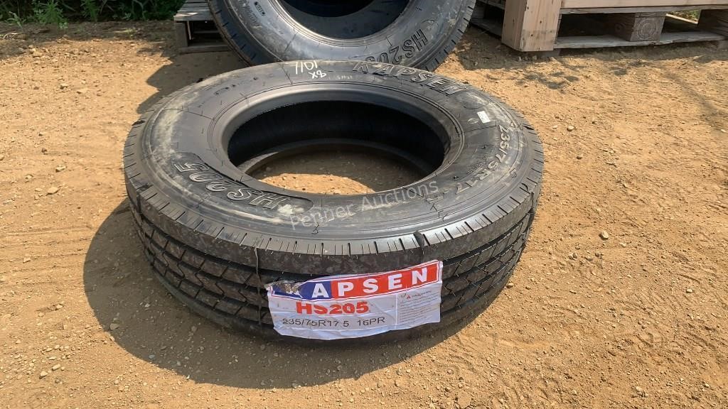 Unused 235/75R17.5 Kapsen Semi Trailer Tire