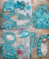 Magnesite & Turquoise Colored Beads - jewelry ...