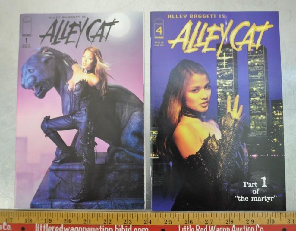 Alley Cat comics # 1,4 (Alley Bagget)