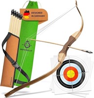 Bowrilla Wooden Bow And Arrow For Kids