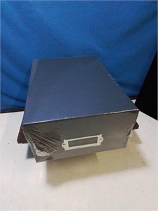 New black small file storage box wrapped in