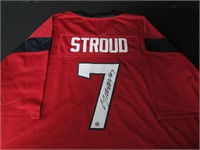 TEXANS CJ STROUD SIGNED RED JERSEY COA