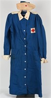 WWII WOMEN'S AMERICAN RED CROSS UNIFORM DRESS WW2