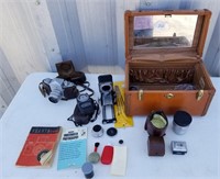 Vintage Exacta Camera & Carl Ziess Lenses