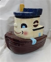 Cookie Jar Tuggle the Tug Boat marked Cookie Jar