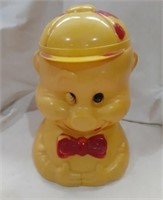 Cookie Jar Vintage Plastic Pig no markings paint