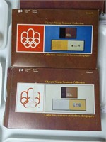 2 OLYMPIC SOUVENIR STAMP COLLECTIONS
