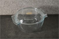 Pyrex Clear Glass Lidded Casserole