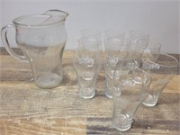 11 piece Coca-Cola Glassware Set.