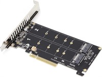 M.2 NVME SSD M Key to PCIE X8 Adapter Card