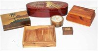 Wood Scarf/Bureau Boxes