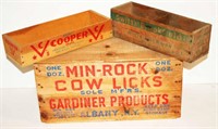 Mini-Rock Cow Licks Box, Cooper Cheese Box, Swift