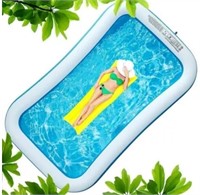 Santabay $94 Retail 10' Inflatable Pool, Above