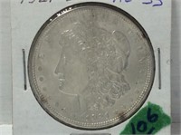 1921-d U S Morgan Silver Dollar 90%