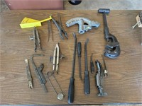 Pipe Cutter, Bender, Pry Bars, Tooling